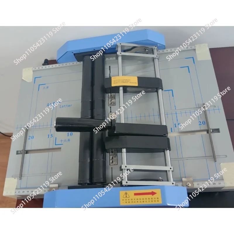 Electric Stapler Folding Machine Creasing Machine Card Folding Paper Booklet Riding Saddle Stapler Binding Machine