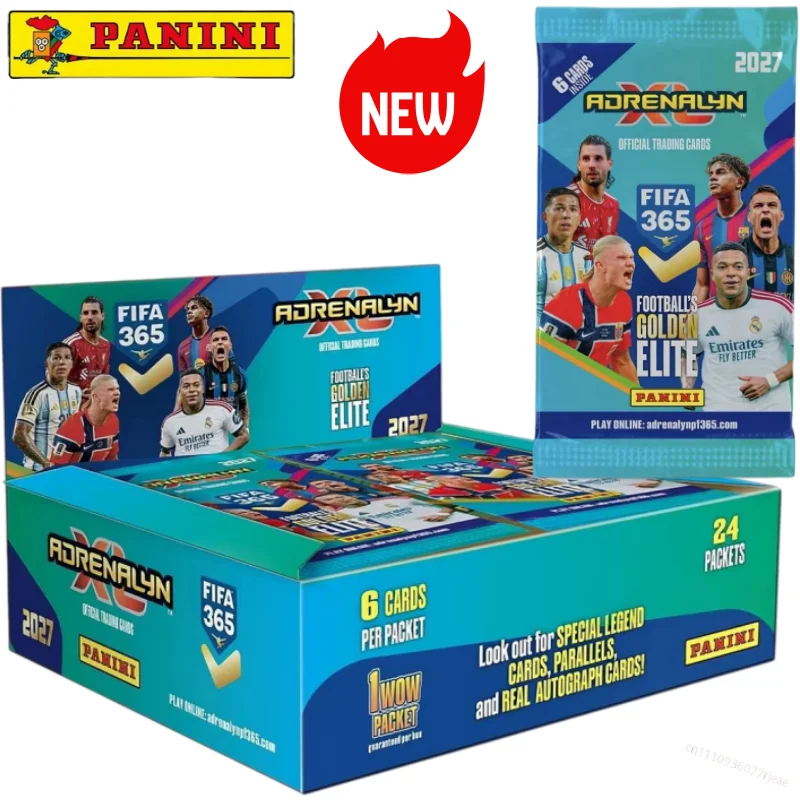 2027 Panini FIFA 365 Adrenalyn XL Soccer Trading Cards Sealed Pack Rare Autograph Parallel World Cup Collectible In Stock