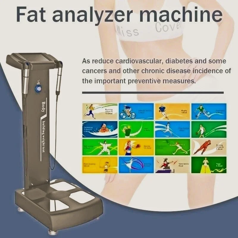 2024  Beauty Care Body Composition Analyzer Inbody Analysis Machine Mass Index For Weight Measurement With A4 Printer