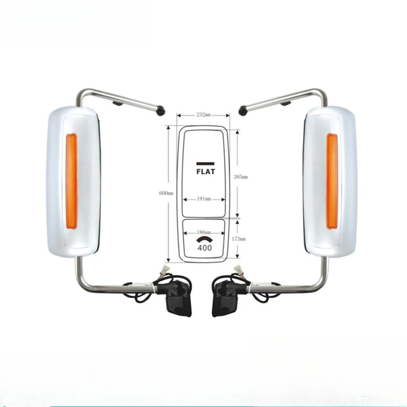SL-920 AEH R L For International Prostar Lonestar ABS Plastic Casing Plating Truck Mirror Rear View Mirror
