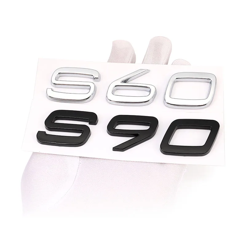 3D Logo Emblem Badge Decal Car Sticker For Volvo C30 V40 V60 S40 S60 XC60 XC90 XC40 S80 S90 S80L S60L AWD T3 T5 T6 T8 Car Stying