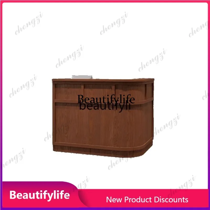 03 51 Simple checkout page Beauty salon Cashier table Front desk Clothing store Corner reception desk