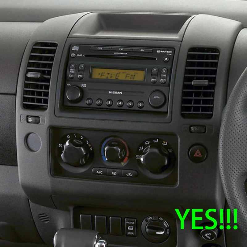 7'' For Nissan Navara D40 2005 Car Radio 4G SIM Wireless Android 15 Auto BT GPS Google Map 2DIN Steering Wheel Control FM Wifi