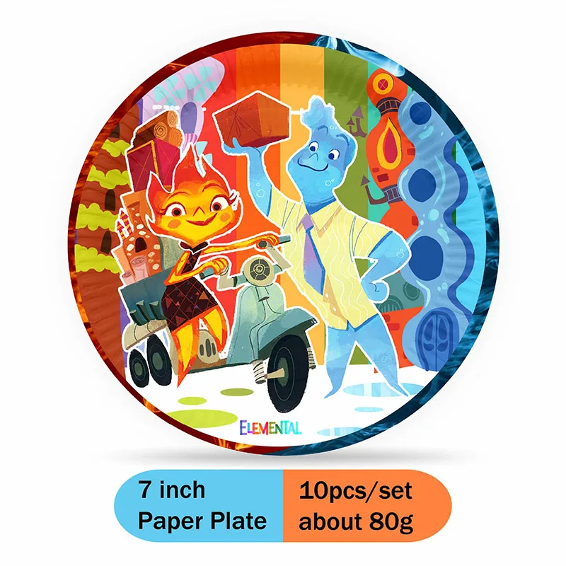 ديزني عنصري حفلة عيد ميلاد ديكور أدوات المائدة القابل للتصرف لوحة مفرش المائدة كعكة توبر راية عنصري صبي طفل لوازم الحفلات #3