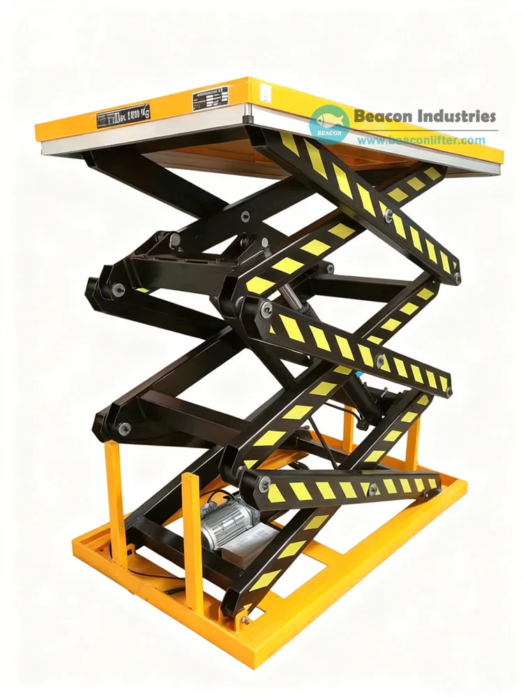 Heavy Duty Electric Scissor Lifts 3000kg Cargo Lift Goods Lift Machine Industrial Elevator Lift CE Certified