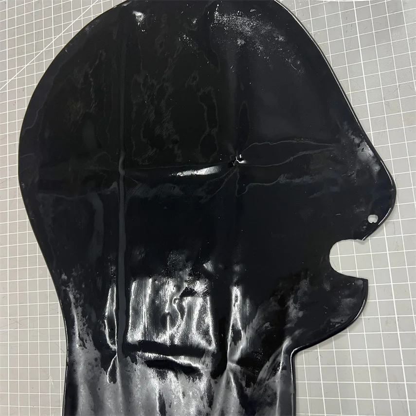 Latex Mask Sexy Rubber Hood  Fetish Mask  Latex Costume Single Molding Without Splicing Gaps