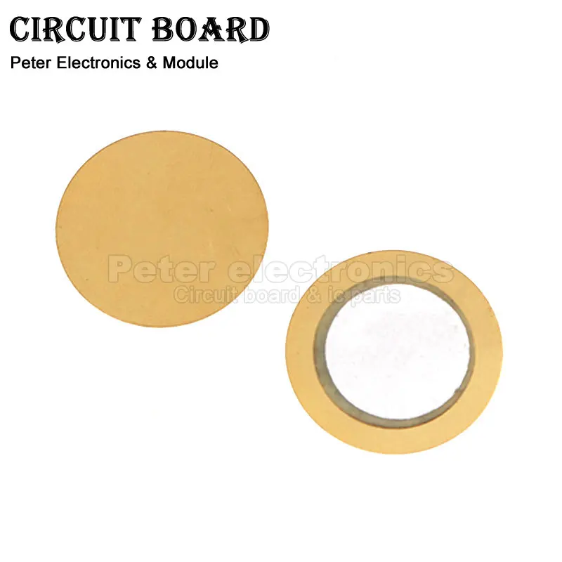 5-10PCS Piezoelectric Piezo Ceramic Wafer Plate Element For Buzzer Loudspeaker Diameter 12mm 18mm 20mm 27mm 30mm 35mm 50mm