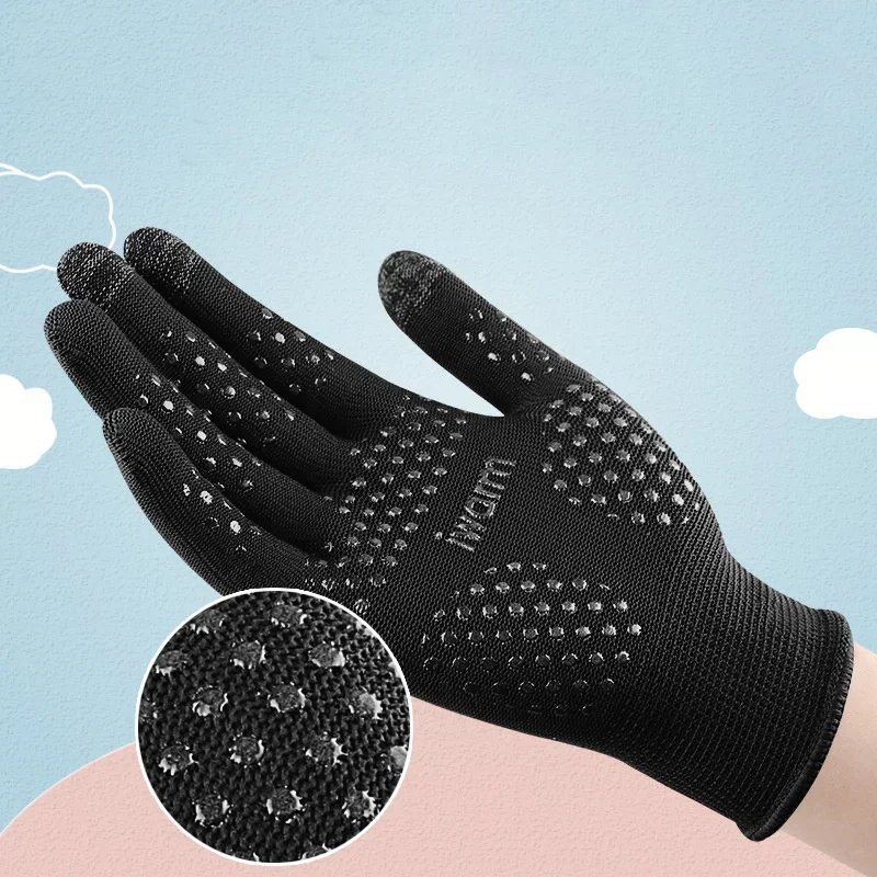 Guantes antideslizantes para montar en motocicleta, deportes de ciclismo, hombres y mujeres, guantes ligeros finos y transpirables con pantalla táctil para exteriores