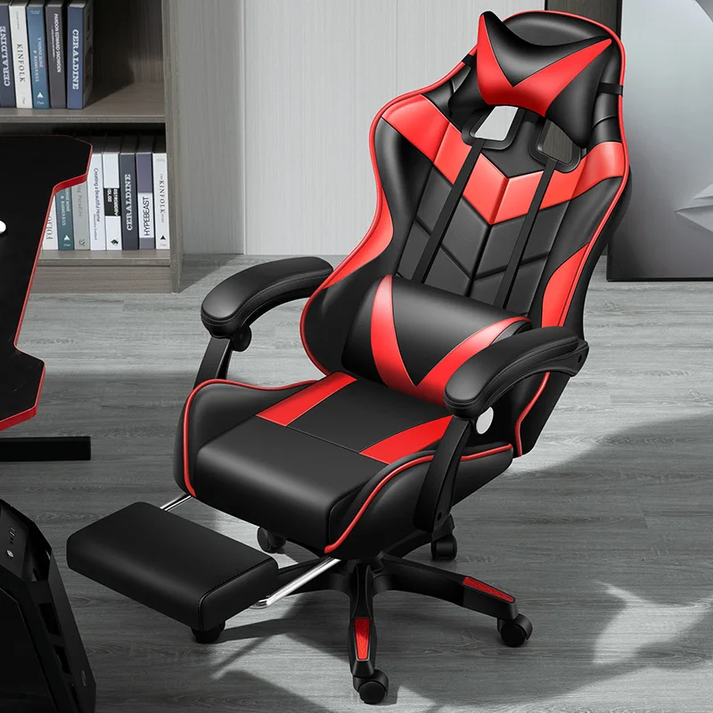 

Modern Comfortable Reclining Gaming Chair Adjustable Height Home Office Fabric Boss Chair for Students Dormitory Sedentarypromot