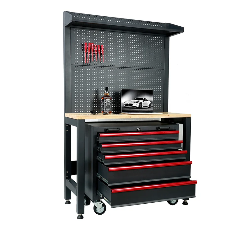

GLG2000 Flexible Mobile Wood Table Budget Garage Storage Cabinet