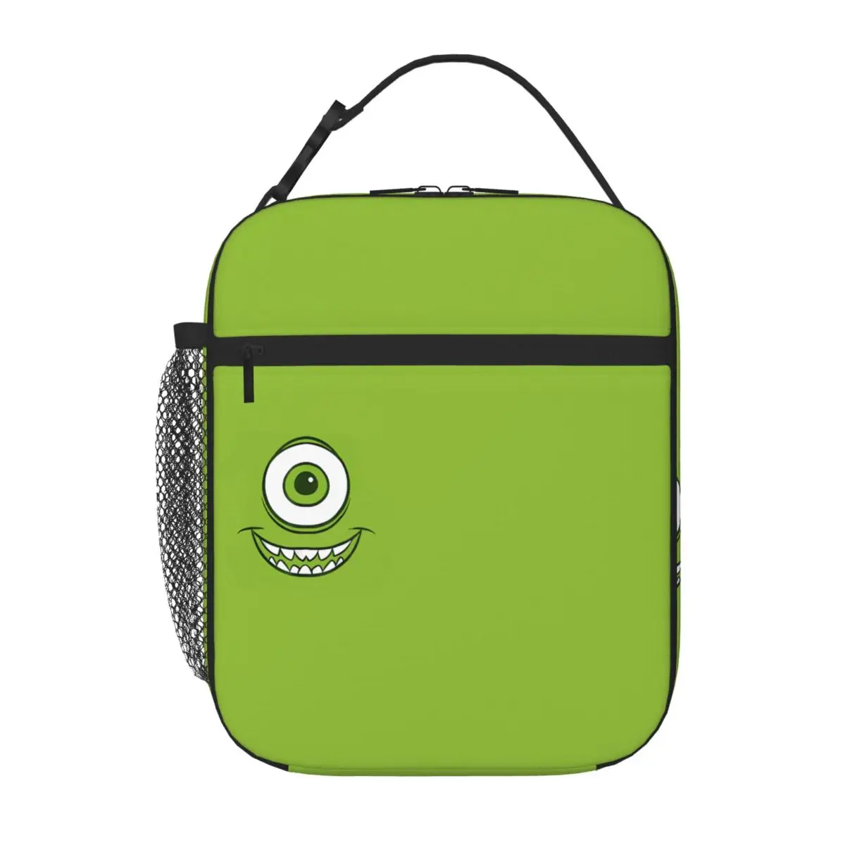 Bestselling Monsters Mike Wazowski Halloween Graphic Slim Fit Lunch Tote Mini Travel Neoprene Lunch Bag