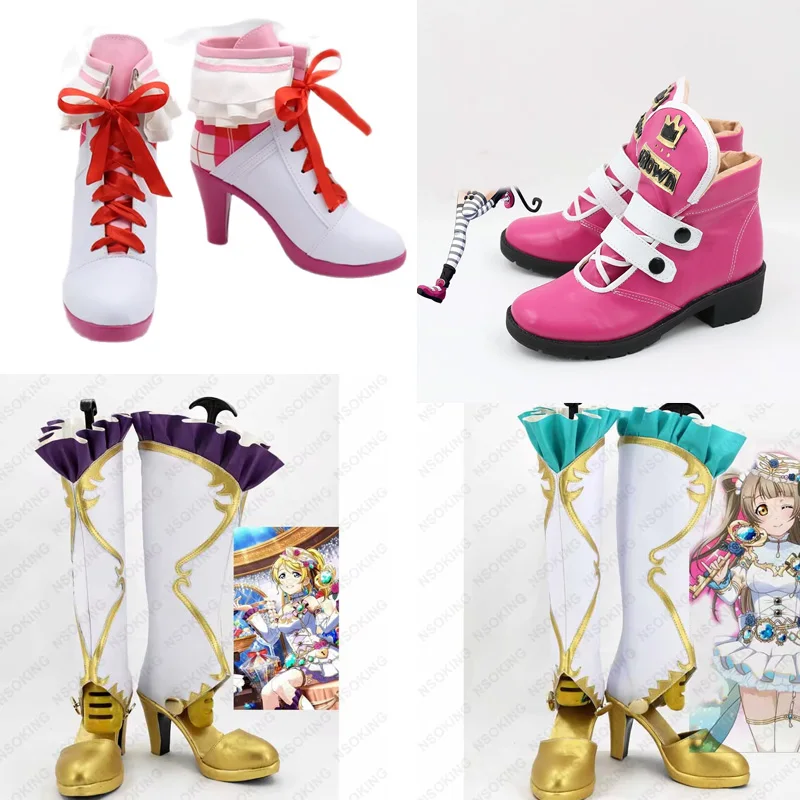 New Love LIVE After School ACTIVITY Cosplay Boots  Dream Gate  Birthstone Ellie Kotori Minami  Awakening Anime Shoes Custom Made