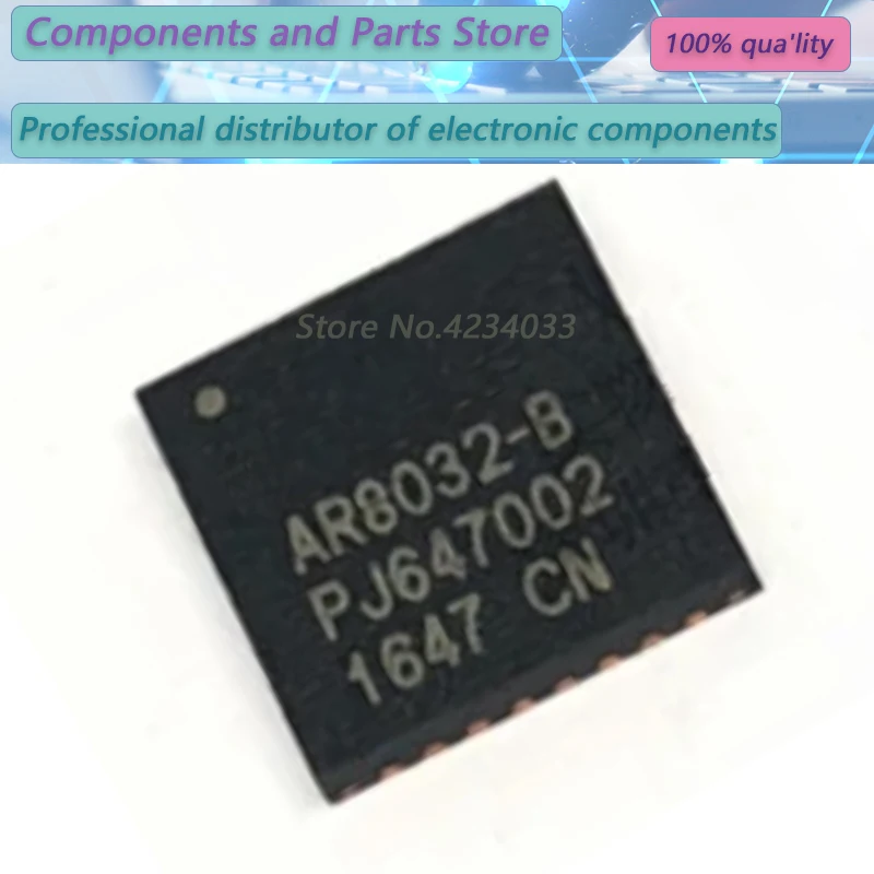 10PCS   AR8032-BL1A-R  AR8032-BL1A  AR8032-BL  QFN  NEW100%  AR8032-BL1A-R