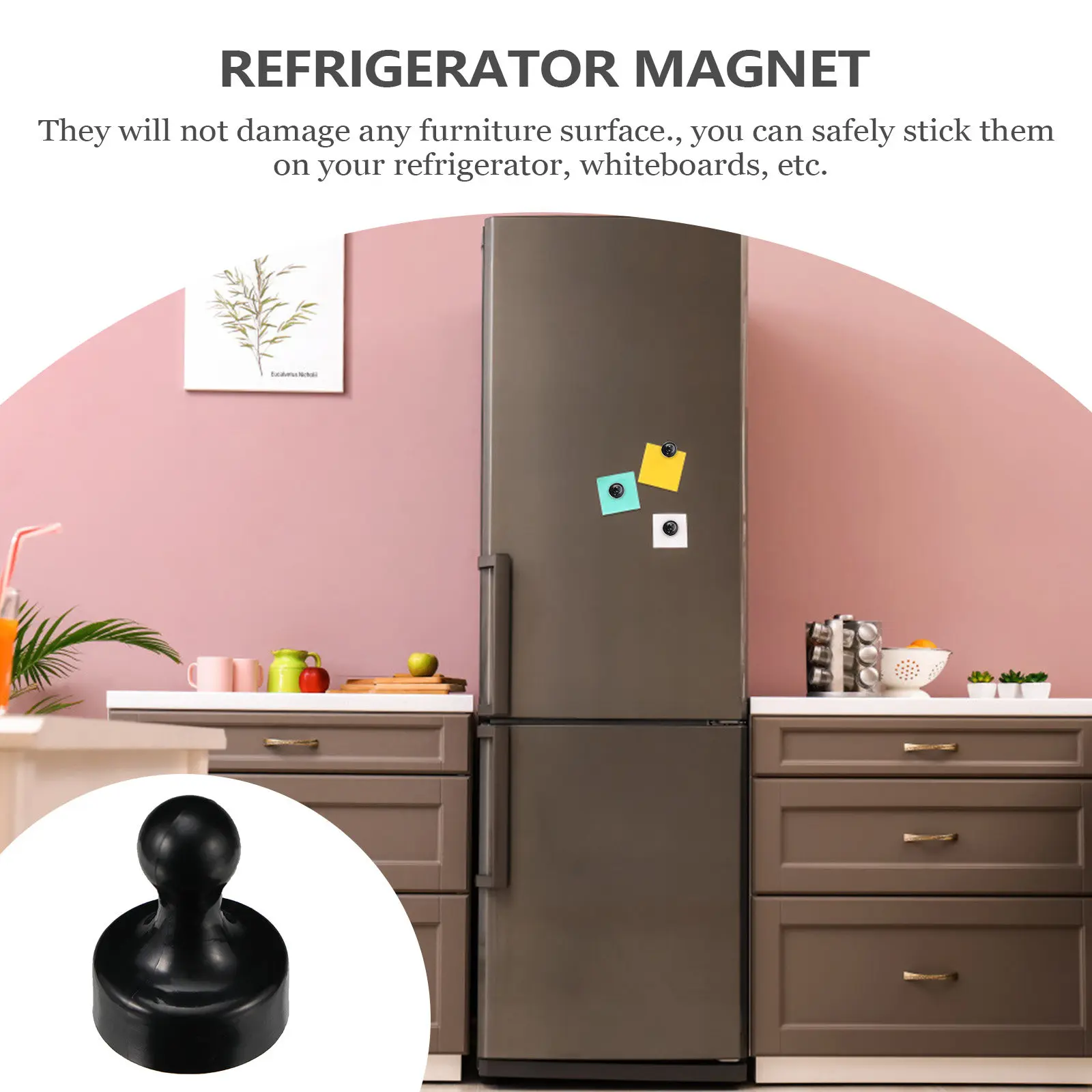 

10 шт. магнитных зажимов для крепления на холодильник, доску, стену, легкие, портативные, простые в использовании, для офиса, класса, дома