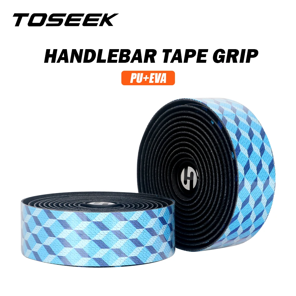 

TOSEEK EVA PU Tape High Quality Durable Shock-Proof Roadbike High Toughness Bar Tape With Road Bike Bar Tape Handlebar