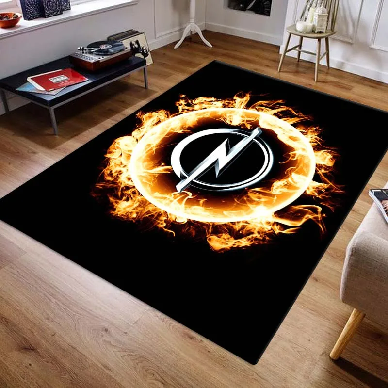 OPEL LOGO Carpets and rugs Fashion Car printing Living room Bedroom Large area soft Carpet Home Children\'s room floor Mat