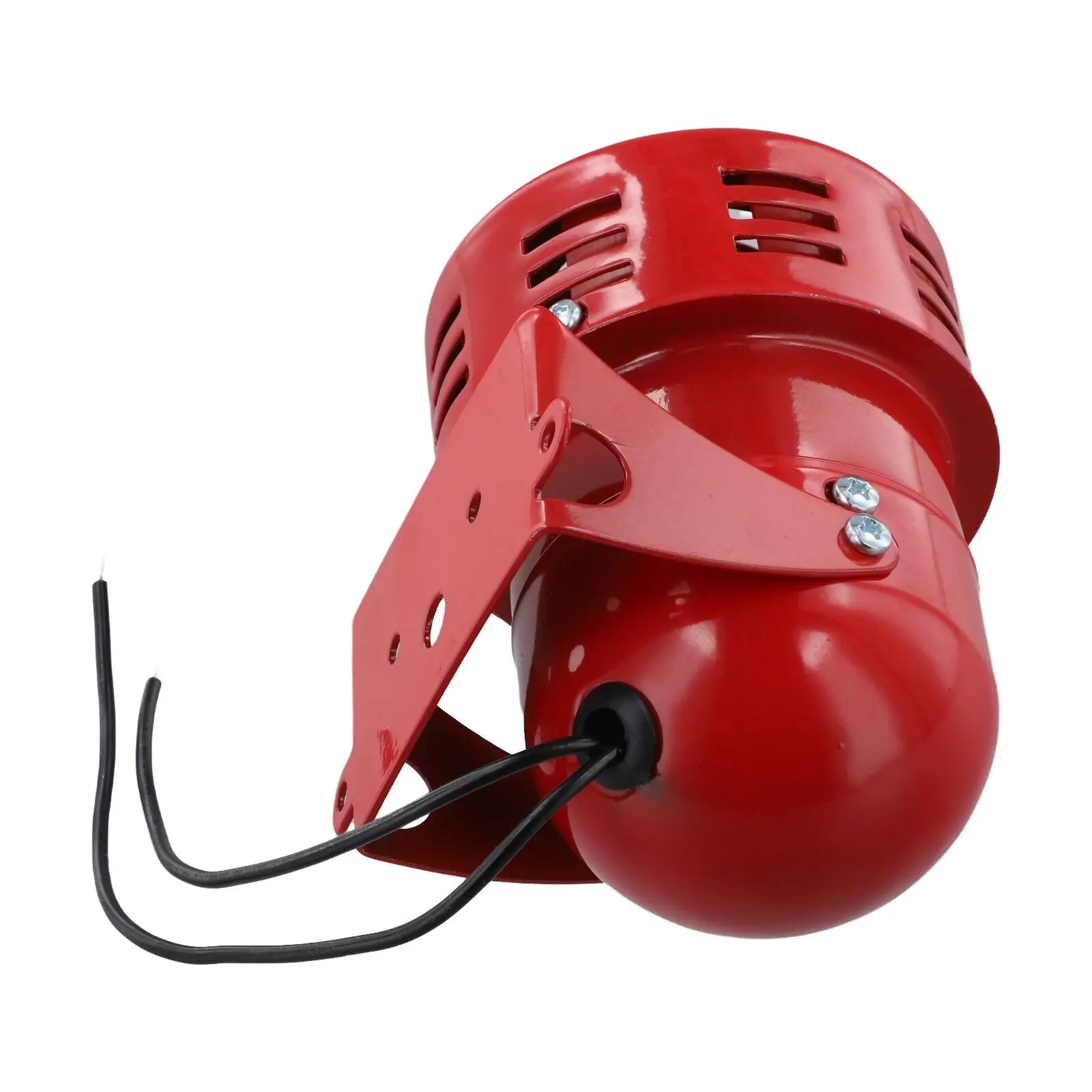 AC 220V alarm siren with motor and dual wind blades producing loud and continuous sound for site safety and power failure alerts