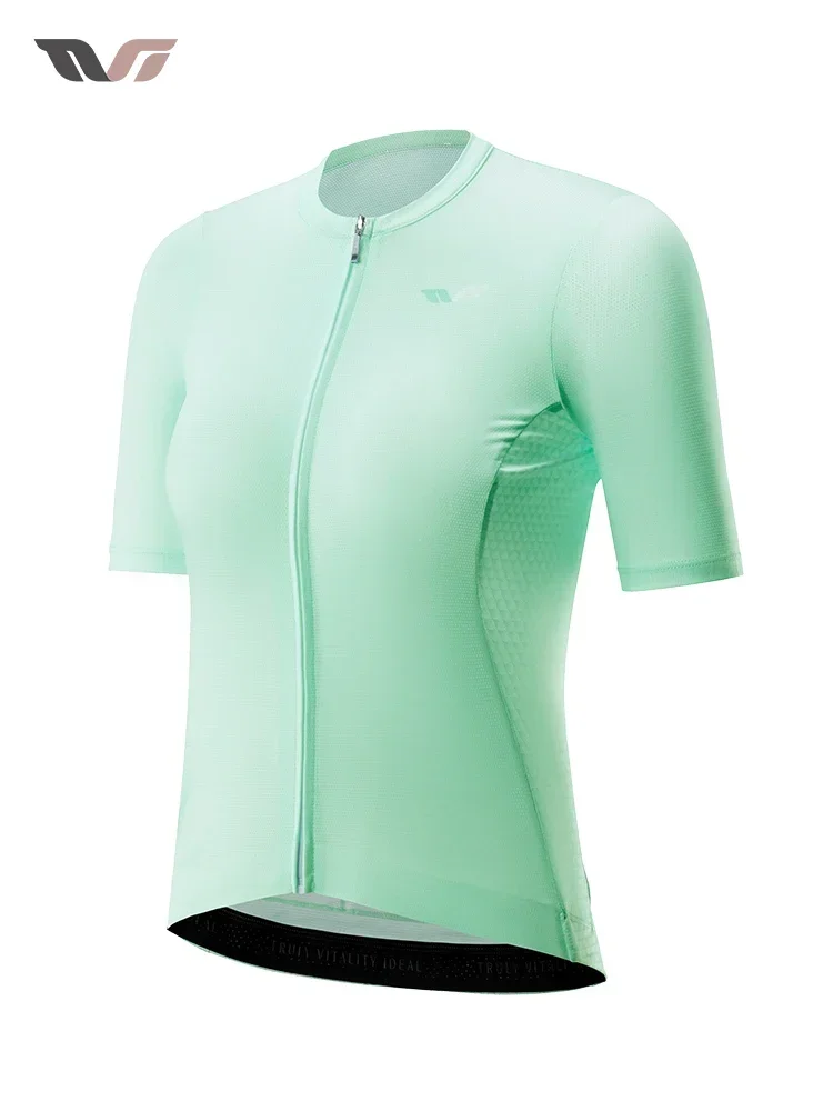 

ROCKBROS велосипедная одежда женская с коротким рукавом на молнии летние дорожные дышащие велосипедные рубашки Ciclismo быстросохнущая одежда