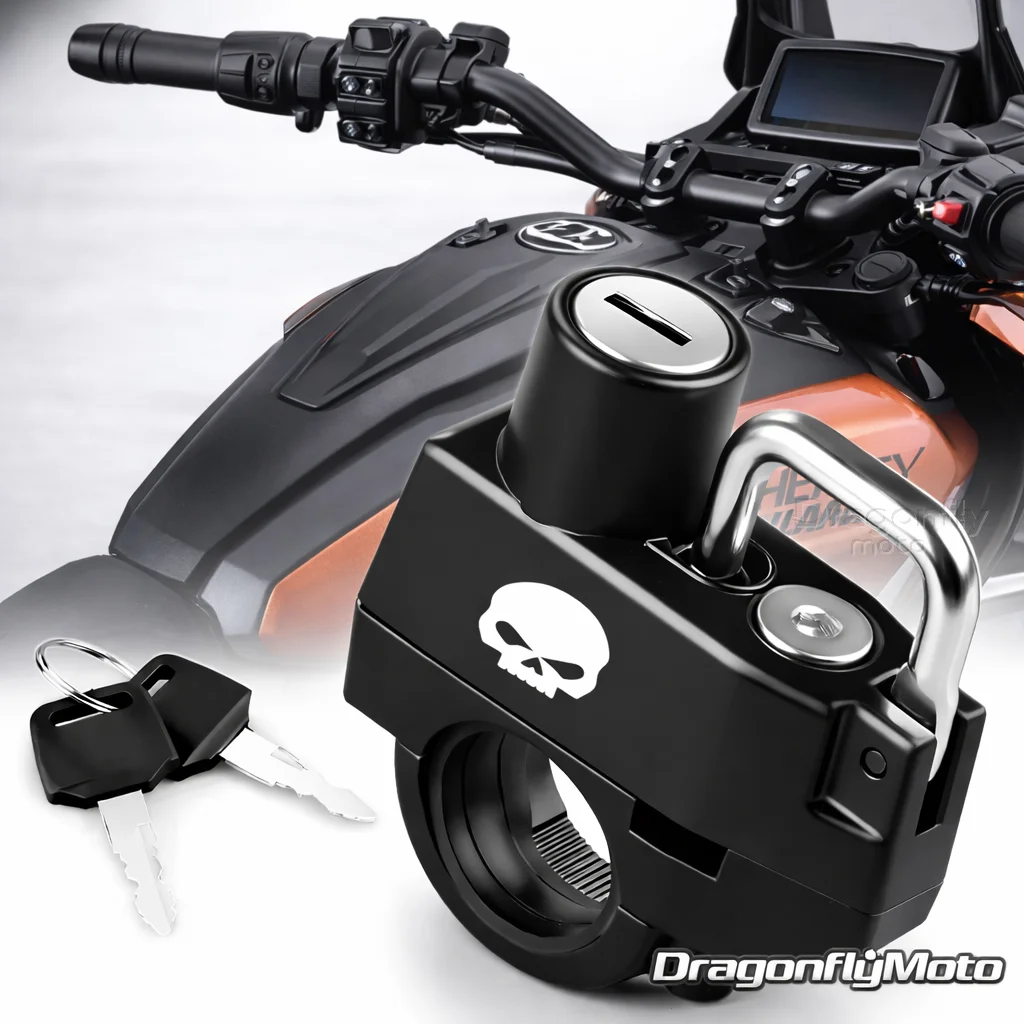Motorcycle Helmet Lock For Harley Davidson ADV 1250 PA1250 Special Softail Sportster Touring Anti-theft Locker Helmet Lock