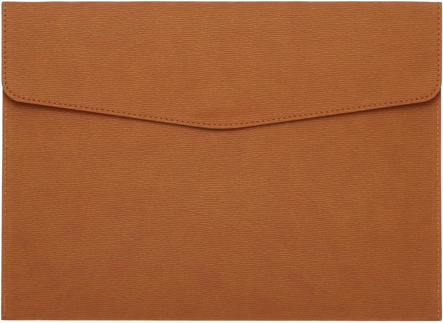 

Leather A4 File Folder, Document Holder Filing Organizer Portfolio Envelope Folder Case with Snap Closure