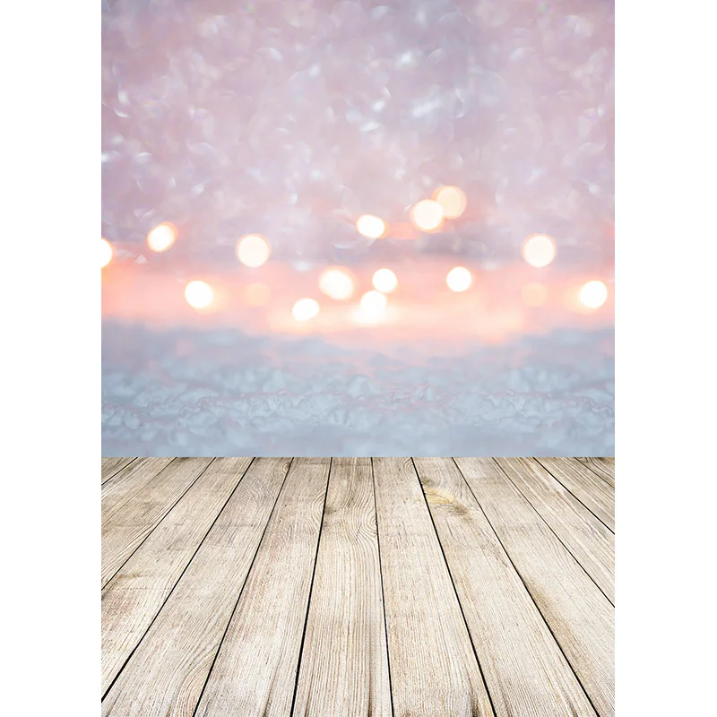 Fondo de vinilo personalizado con suelo de madera, telón de fotografía con paisaje de flores para bebé, accesorios de estudio fotográfico 21921 CXSC