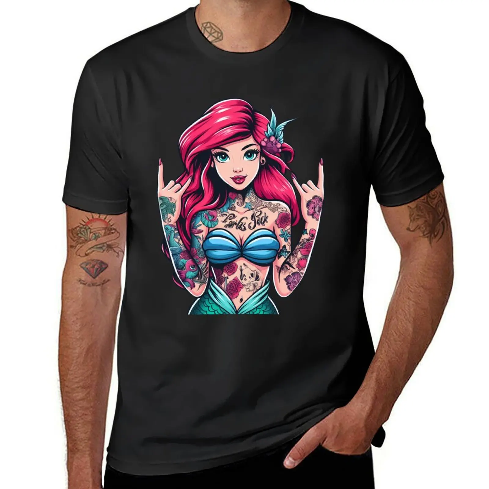 

Rock princess of the oceans T-Shirt man clothes for a boy sublime mens graphic t-shirts