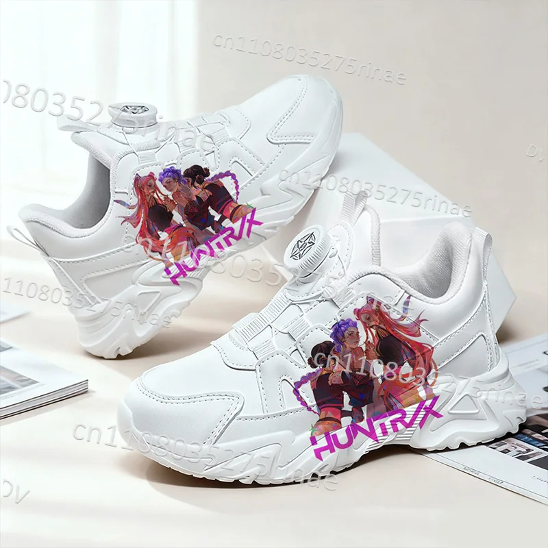 

New Hot Selling KPop Demon Hunters Children thick sole Shoes boys girls arch support soft sports shoes kids gift