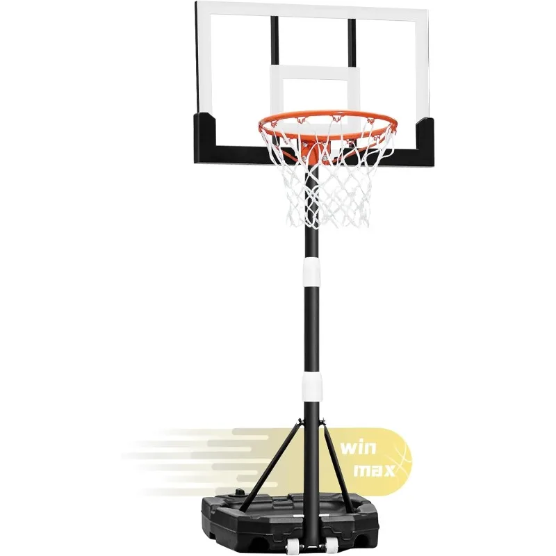 

MAX Basketball Hoop 29 in Backboard, 3.2 to 7.2FT Adjustable Height, Swimming Pool Basketball Hoop Outdoor for Indoor Outdoor