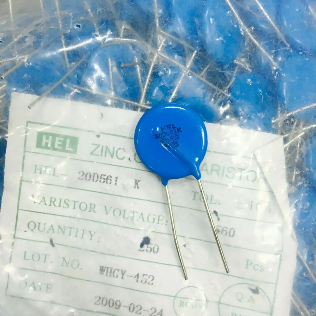 

20D561K 20D561 20k561 Varistor 560V Real price available for direct purchase