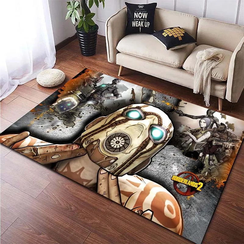 15 Size 3D Game Pattern B-Borderlands Carpet for Bedroom Floor Mat Decor Living Room Carpet Anti-slip Rugs Home Decor Gamer Room