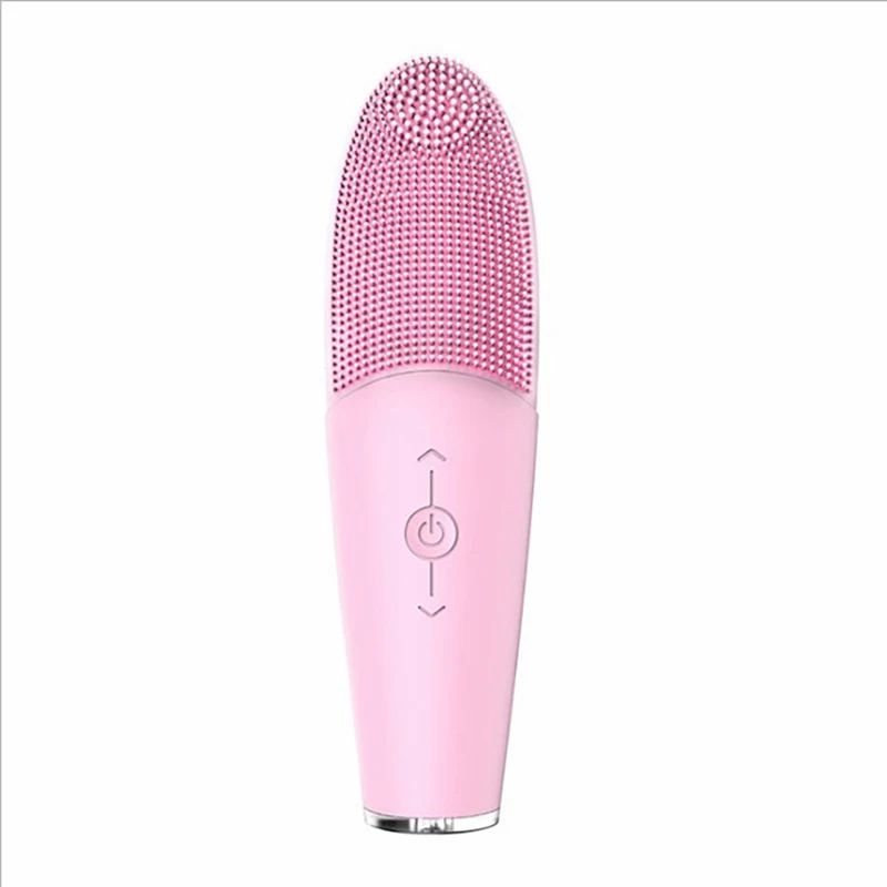 Điện Cọ Rửa Mặt Với 3 Nút Bấm Mặt Silicon Rửa Dụng Cụ Làm Sạch Sâu Da Máy Massage Chăm Sóc Da Mặt Công Cụ