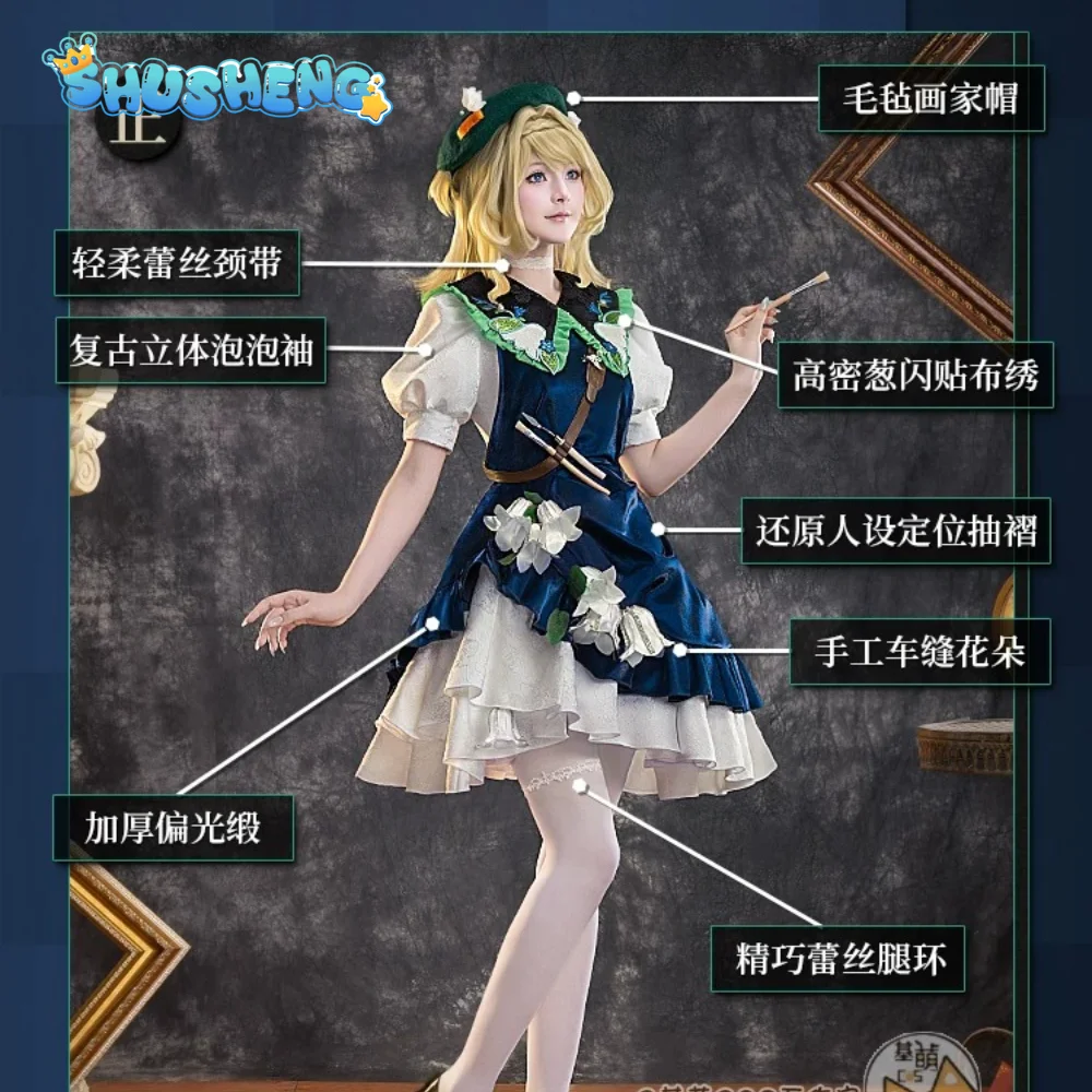 Anime Cosplay Seri - Kostum Cosplay Shusheng Kiperina Seri Game: