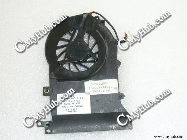 For Compaq Presario V2000 M2000 SEI T6012B05HD-0-C01 SPS: 418485-001 3ICT9TATP01 Cooling Fan