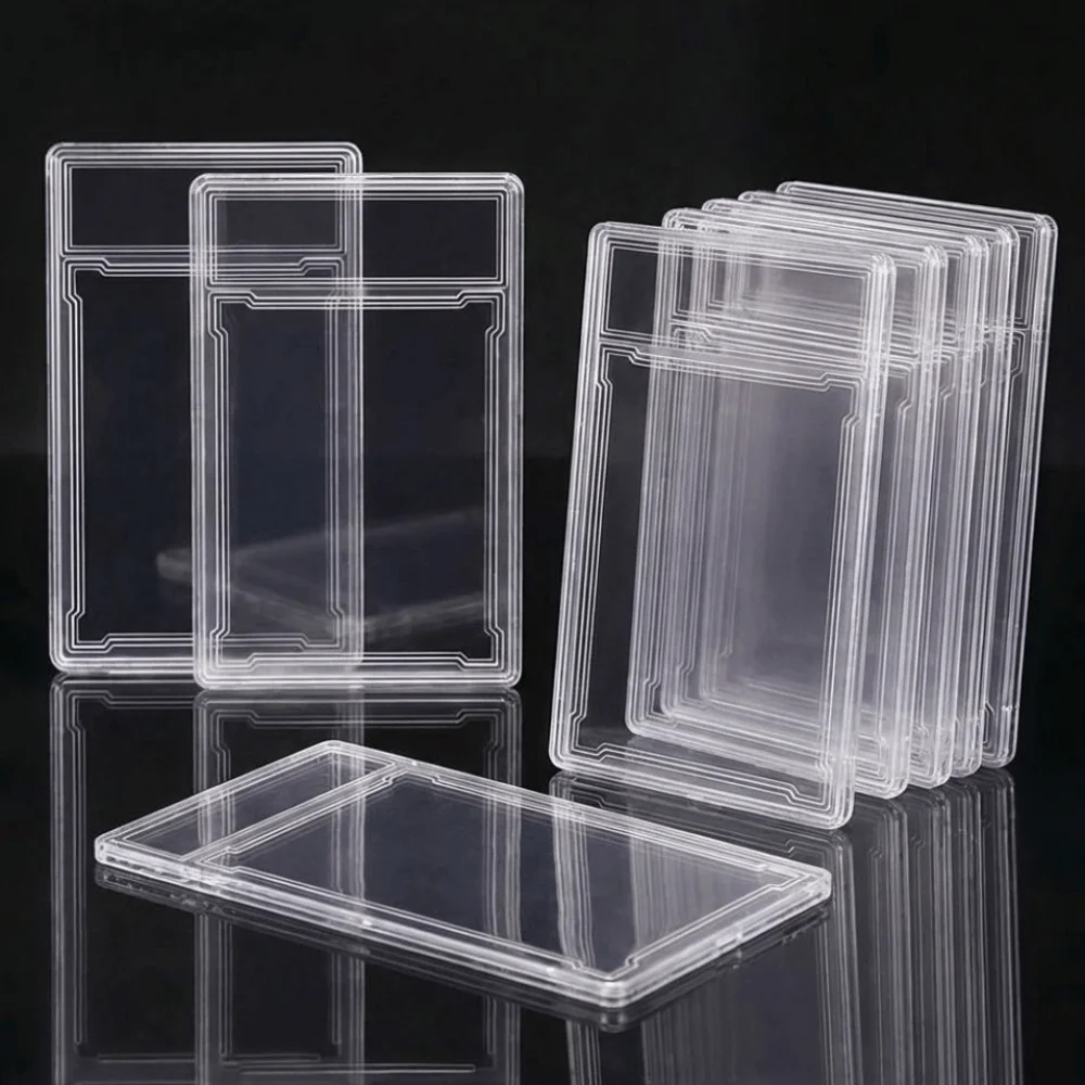 65×90mm 35PT Graded Card Case Transparente, herausnehmbare Sammelkartenbox, langlebige UV-Schutzbox für Sammelkarten