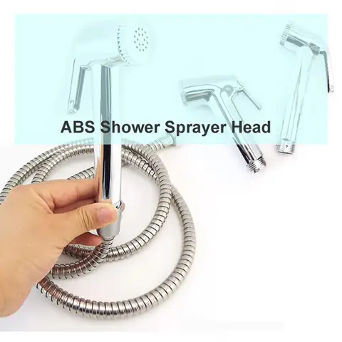 2 types ABS Toilet Bathroom Hand Held Bidet Anal Shower Sprayer Head Spray spring water Hose ass clean tube home Tap q1