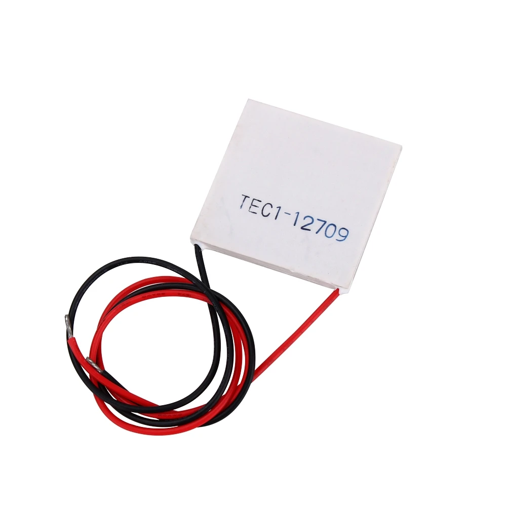 E9 12V TEC1-12709 100W Thermoelectric Cooler Peltier Plate 40mm x 40mm Heatsink TEC1-12709 Thermoelectric Cooler Peltier Plate