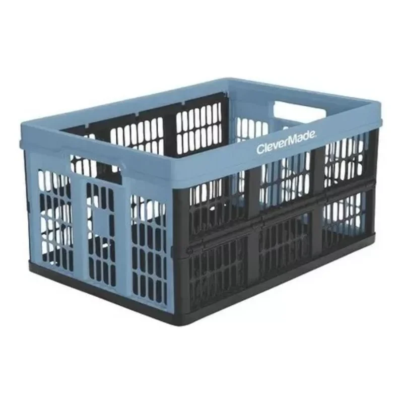 

45l Folding Organizer Box 1 Unit Color Black And Blue Organization Boxes