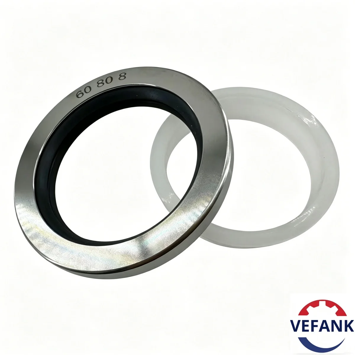 60*80*8 PTFE Lip Oil Seal 09283-60003/09283-60005 with Stainless Steel Housing high temperature resistance