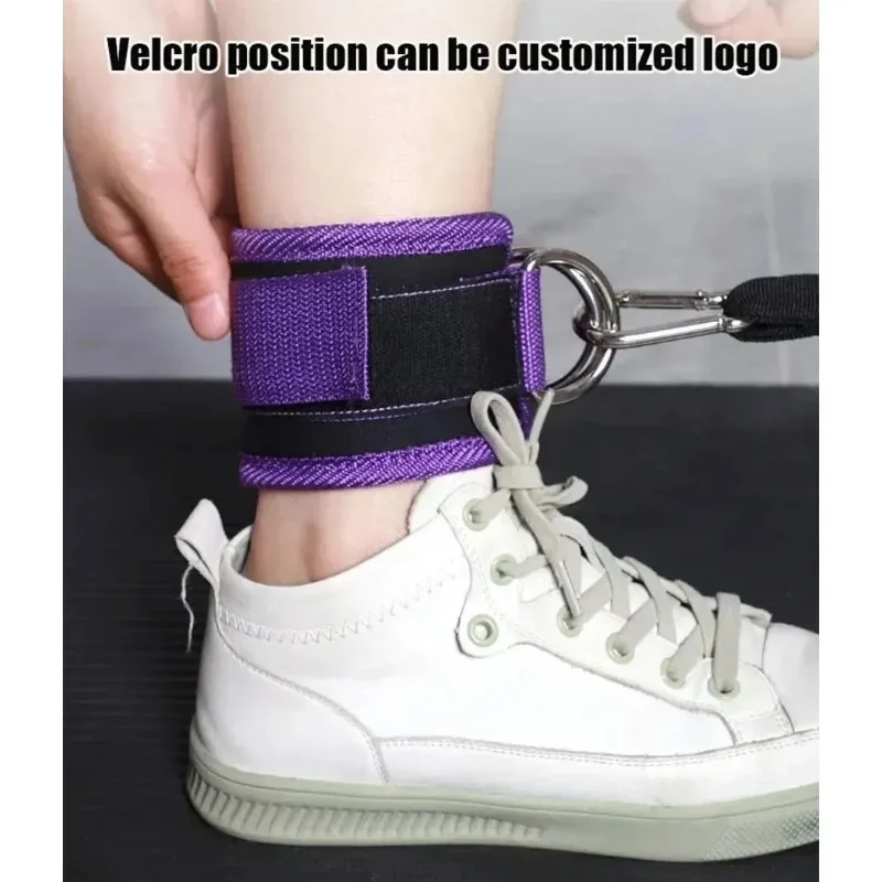 Fitness Ankle Straps Adjustable D-Ring Support Cuffs Gym Leg Strength Workouts Pulley With Buckle Sports Guard Safety Abductors