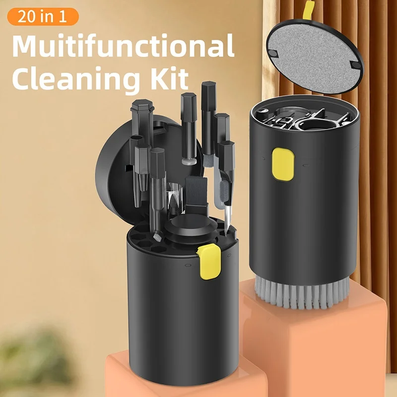 20 In 1 Multi-Functional Digital Camera Headphone For iPhone Samsung Laptop Keyboard Cleaning Tools Set Cleaning Brush Clean Pen