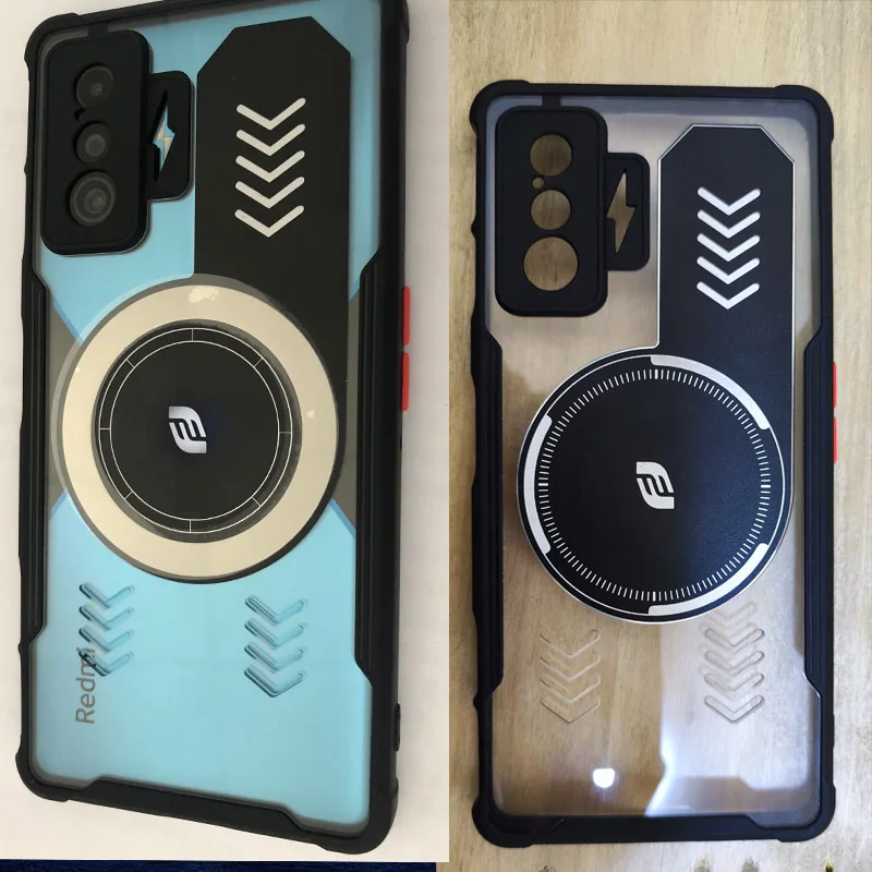 POCO F4 GT　ステルスブラック　専用ケース＋スマホクーラー付き For Xiaomi Poco F4 GT Cooling Case Graphene Aluminum Alloy Game