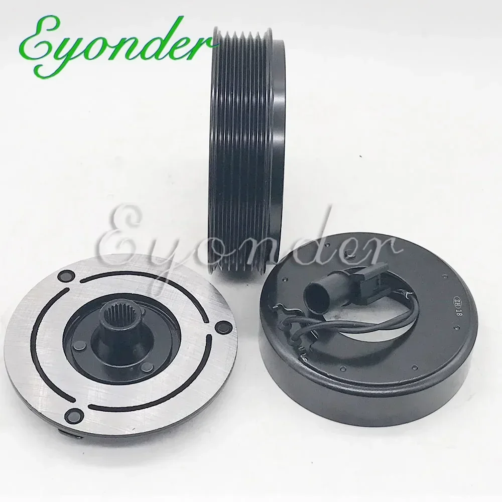 AC A/C Compressor Clutch Pulley DVE16 for Hyundai Tucson 2.0 Ix35 Kia Sportage CM108168 977012S000 97701-2S000 1027E-01500