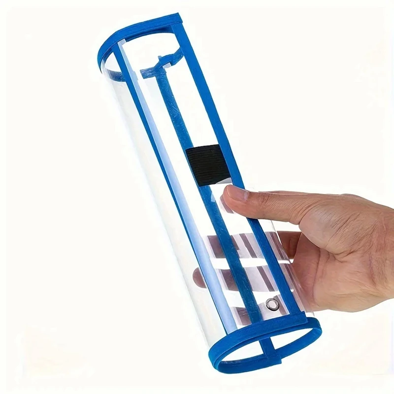 Hot-A39R-10Pcs Transparent File Pocket Folder Sleeves Oversized Reusable Dry Erase Clear Stationery Storage Folder File Pouch