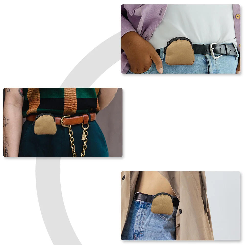 

Tactical Fanny Pack Change Purse for Coins Portable Close Fitting Waist Bag