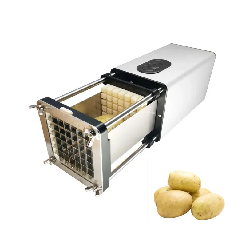 

Электрическая машина для резки картофельных чипсов, картофеля фри, овощей, нержавеющая сталь с 2 лезвиями, 110 В-240 В