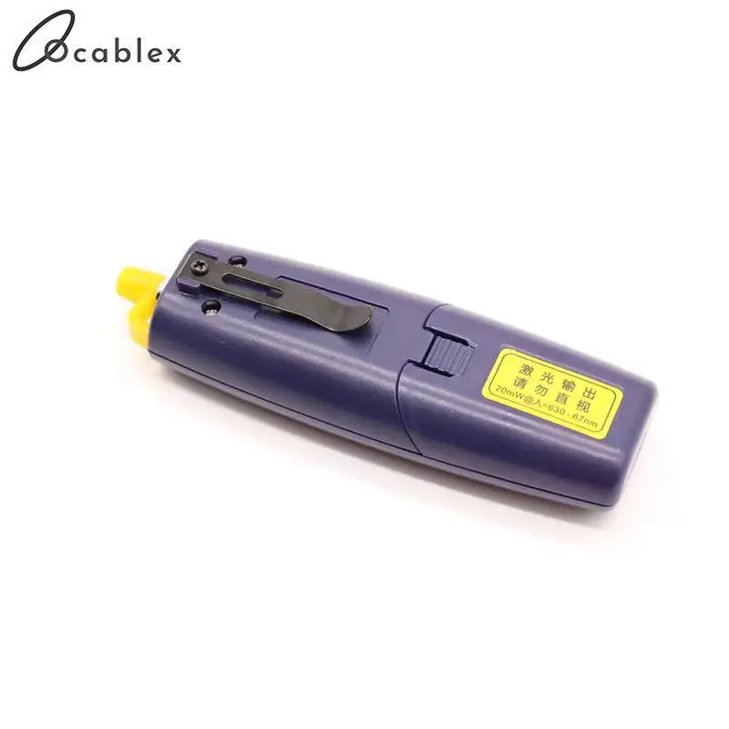 10mw Mini Handheld VFL Optical Fiber Cable Tester fibra optica FTTH Break Checker 12Km Range 650+10nm Visual Fault Locator