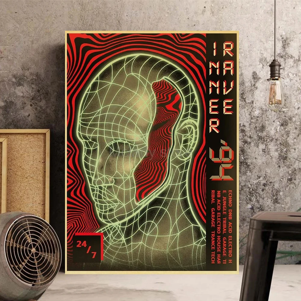 Psychedelic Acid Graphic Canva - Star Map Poster review and price