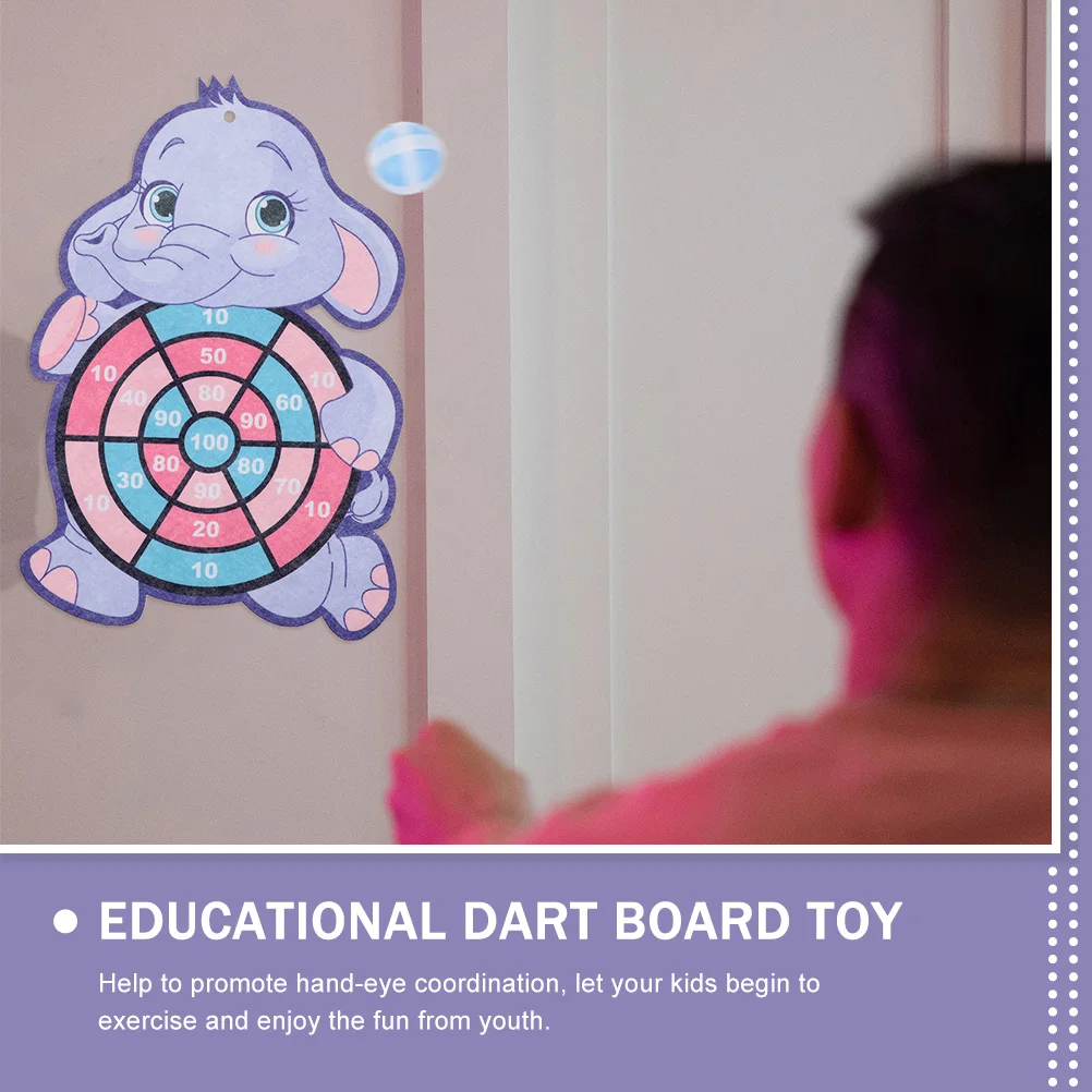 2 Sets Various Sticky Ball Dart Board Child Plastic Kids Indoor Sports Toys