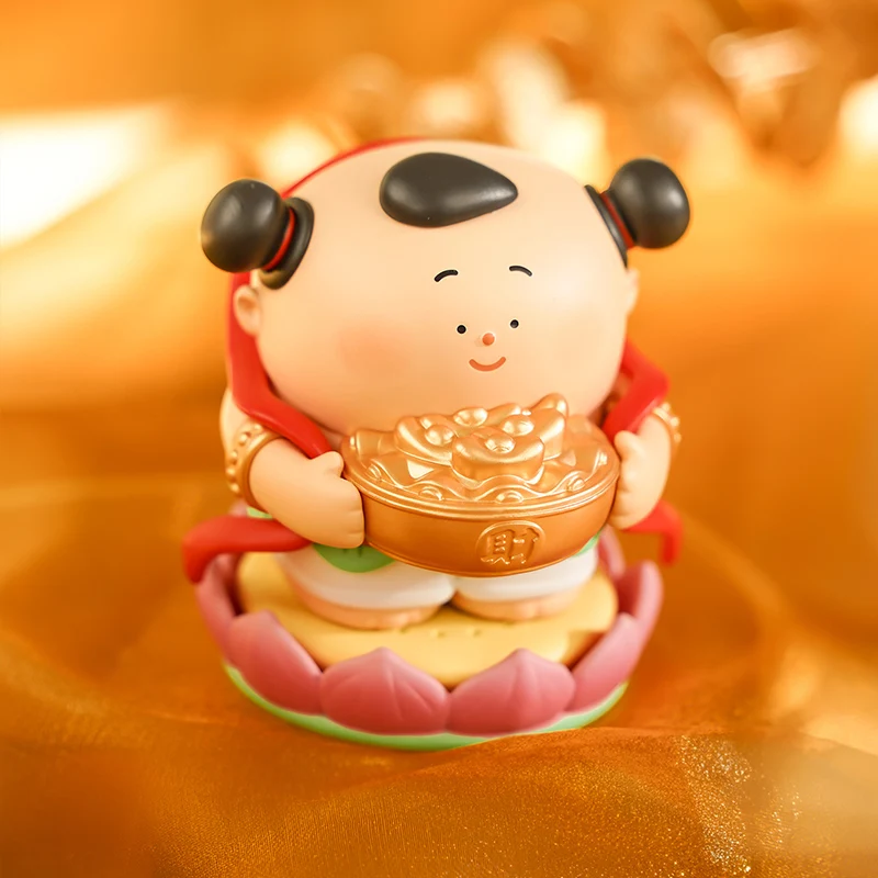 Worldwide God of Wealth Blind Box Lucky Charm Ornament Figurine Christmas and Other holiday gifts Gift for  Fortune Prosperity