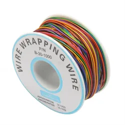 280m 30AWG Wrapping Wire Tin Plated Copper B-30-1000 Cable Breadboard Jumper Insulation Electronic Conductor Wire Connector